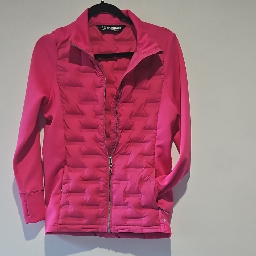Sunice Vibrant Pink Women's Puffer Jacket